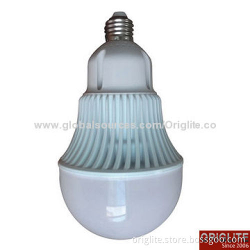 LED bulb lamp, 12W,85-245VAC, Samsung Chip, SMD LED, aluminum heat sink highly polished, E27,90lm/w